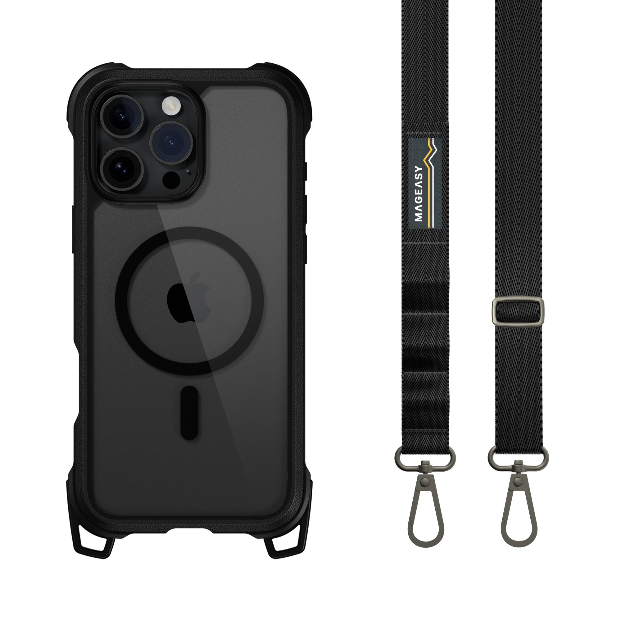 Odyssey M + Strap Rugged Utility Protective iPhone 16 Case with Odyssey M + Strap Rugged Utility Protective iPhone 16 Case with