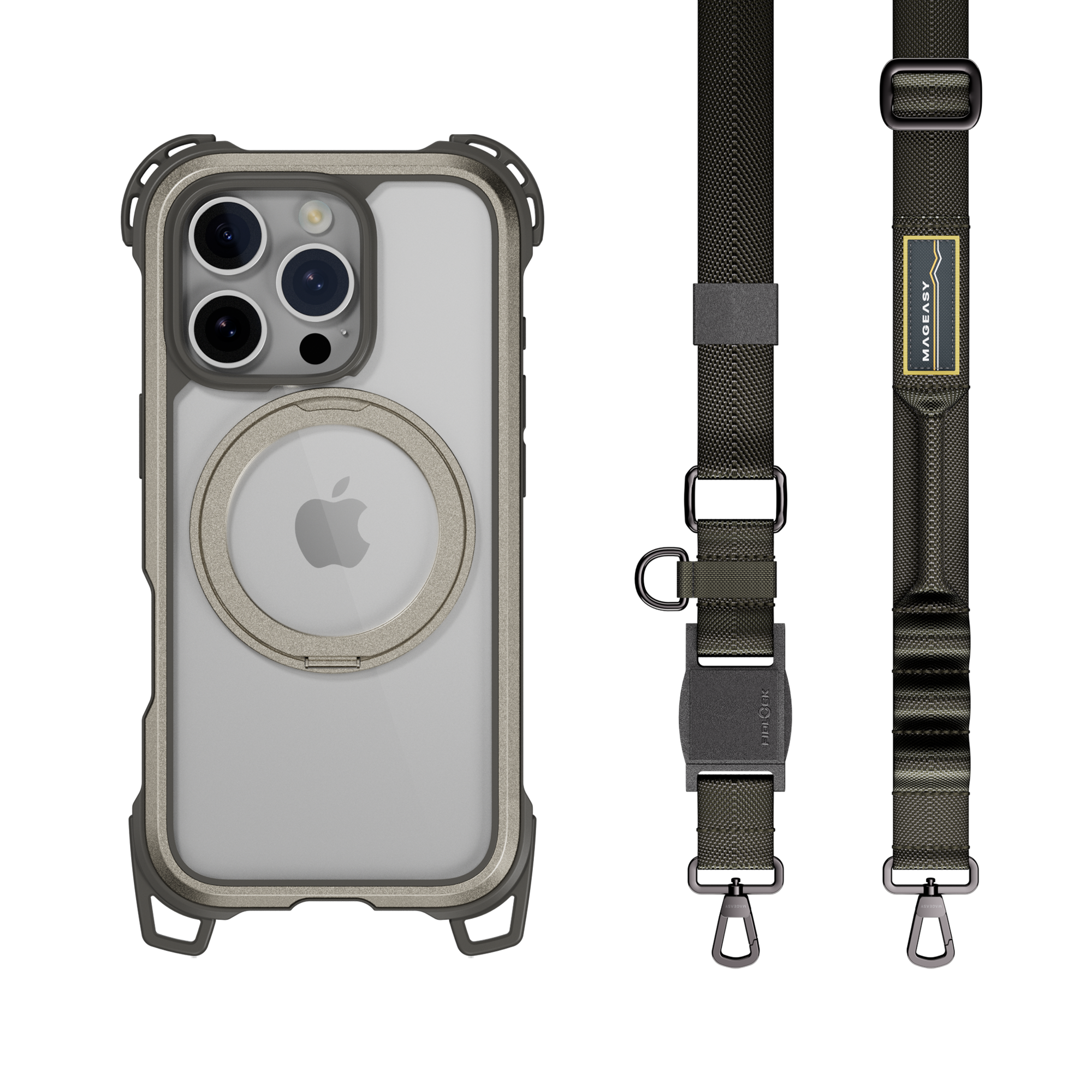 Odyssey Ultra M + Strap Magnetic 360 Stand Guard Protective iPhone