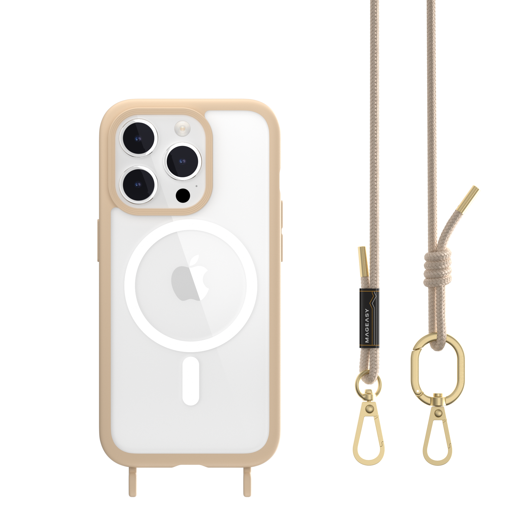 Roam M + Strap Shockproof Protective Case with Lanyard for iPhone 