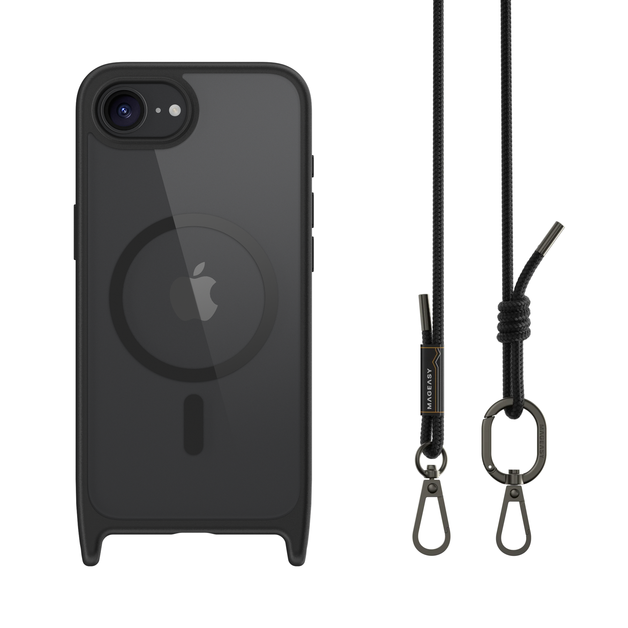 Roam M + Strap Shockproof Protective Case iPhone 17e/16e with Lanyard