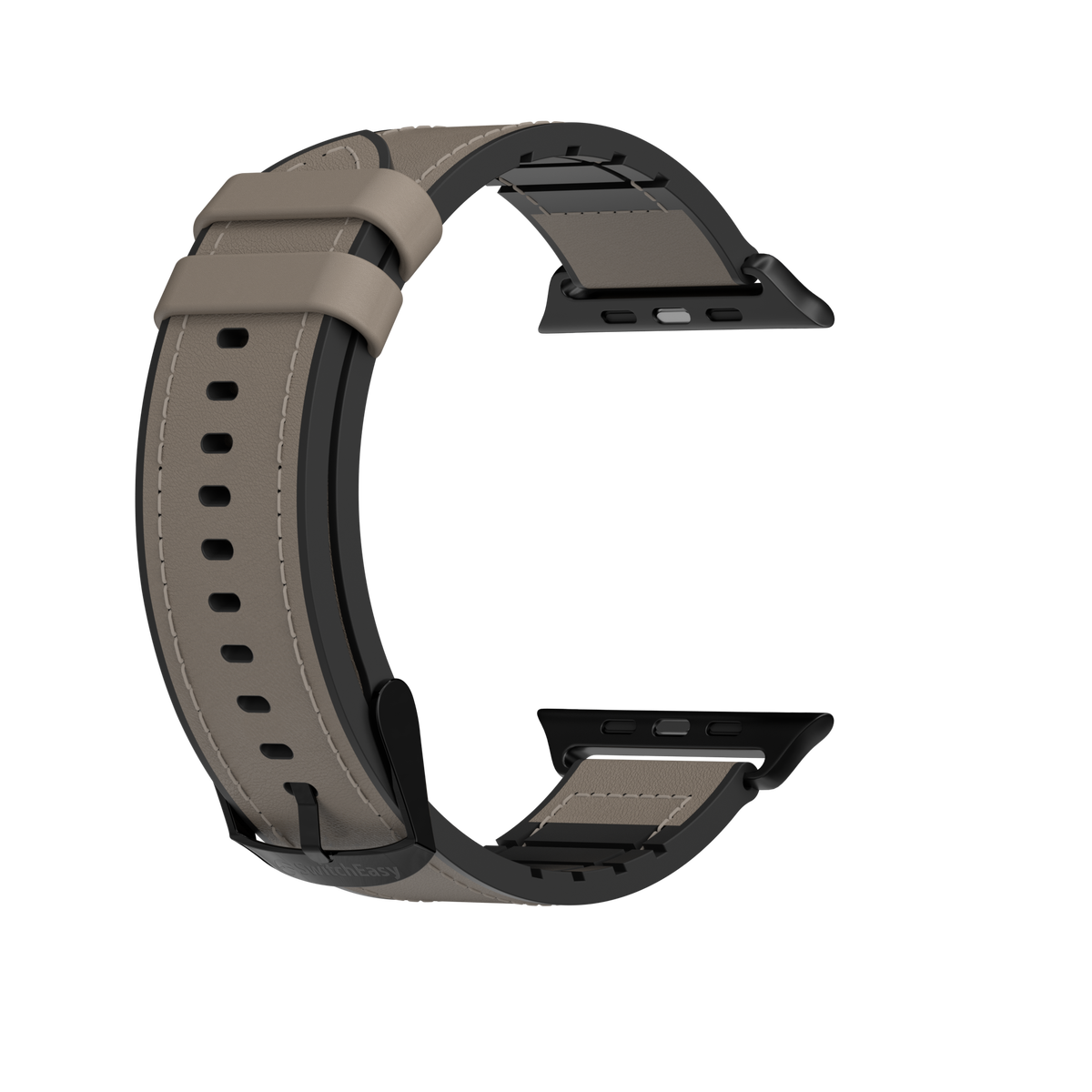 Hybrid SiliconeLeather Apple Watch Band MAGEASY