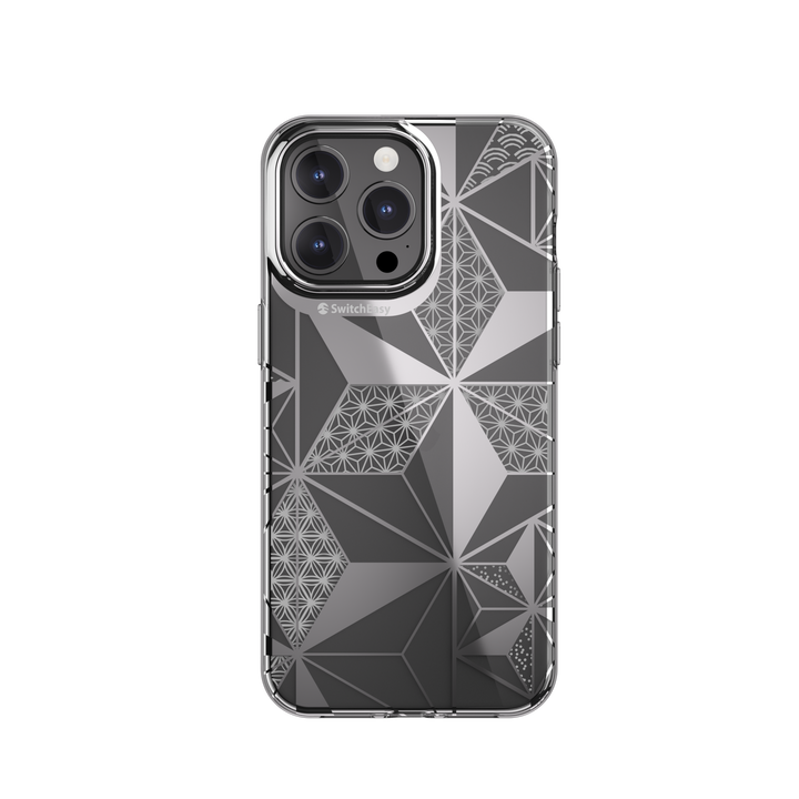Artist - Asanoha Double-Layer In-Mold Decoration Bumper iPhone 15 Case