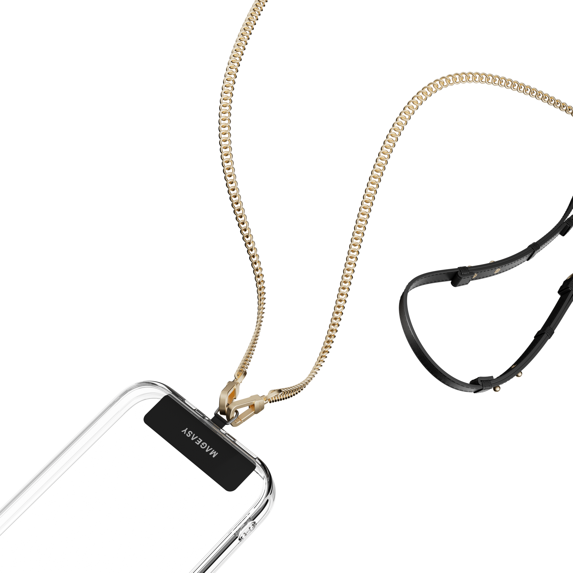 9mm Modern Chain Strap + Strap Card | Phone Lanyard