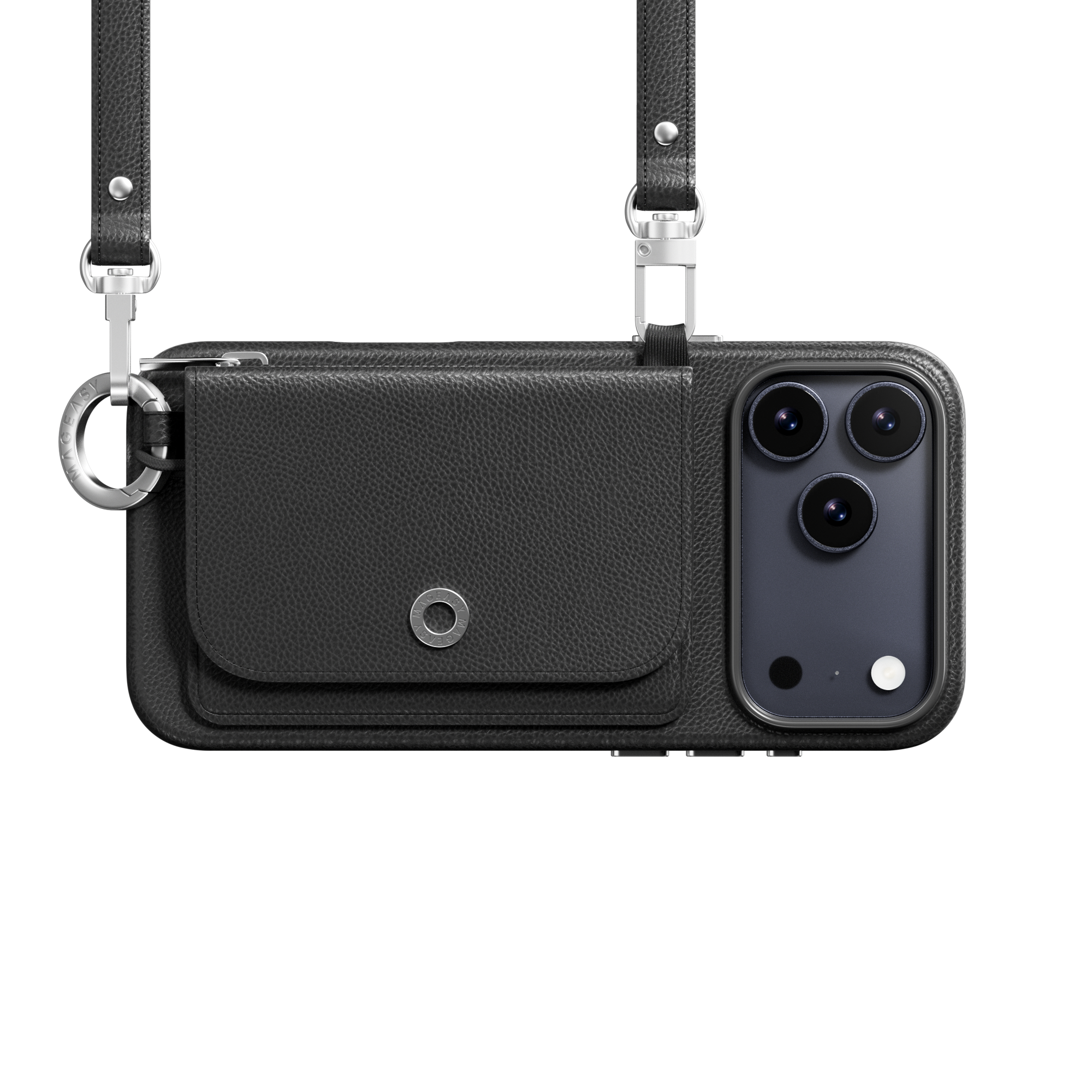 Pouch M Wallet Phone Case with Lanyard for iPhone 17 – MAGEASY