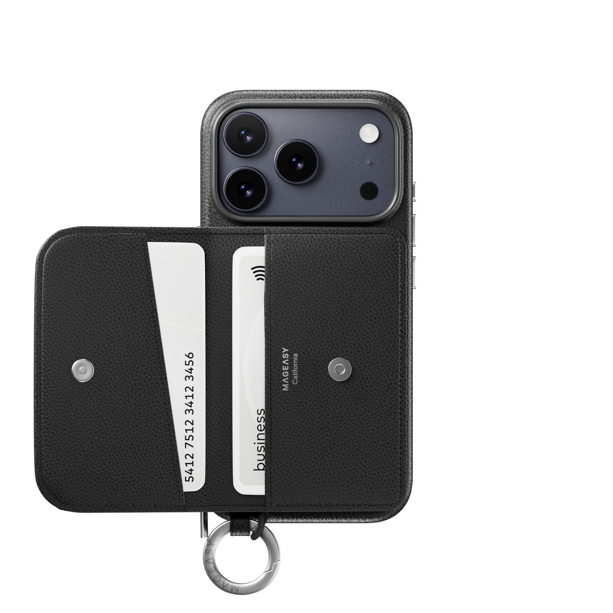 Pouch M Wallet Phone Case with Lanyard for iPhone 17 – MAGEASY