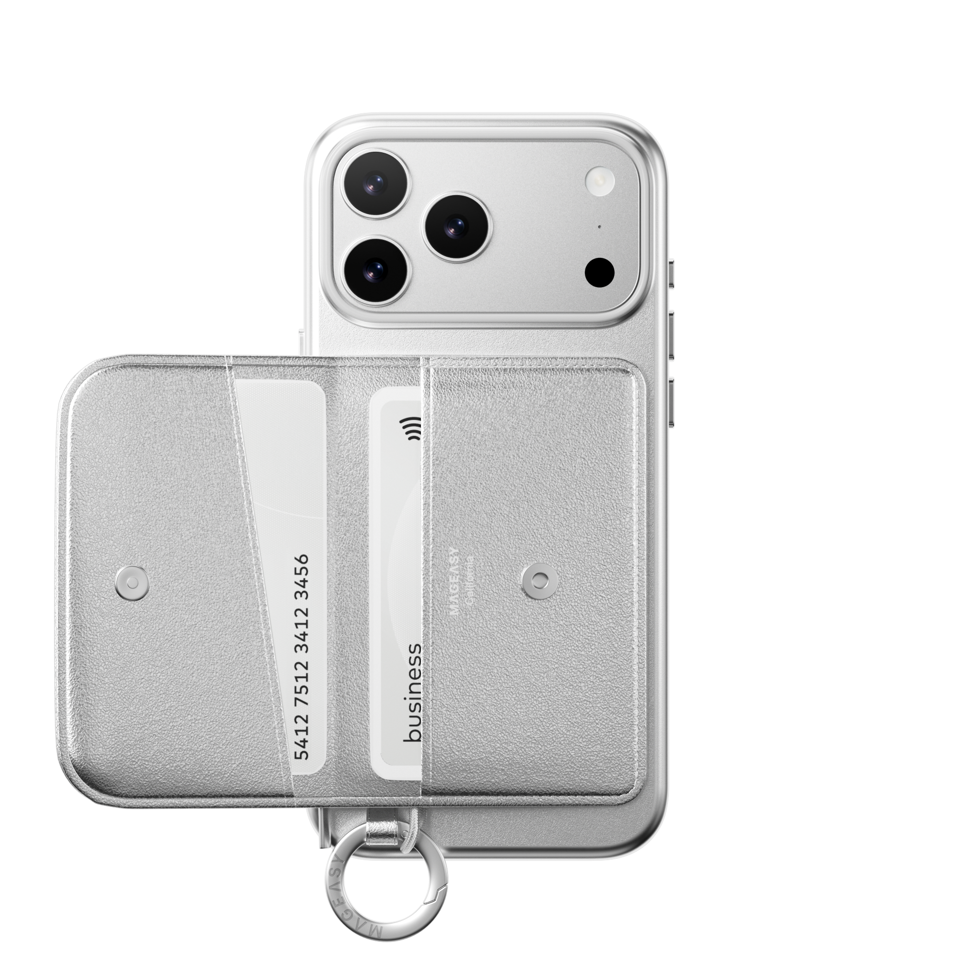 Pouch M Wallet Phone Case with Lanyard for iPhone 17 – MAGEASY