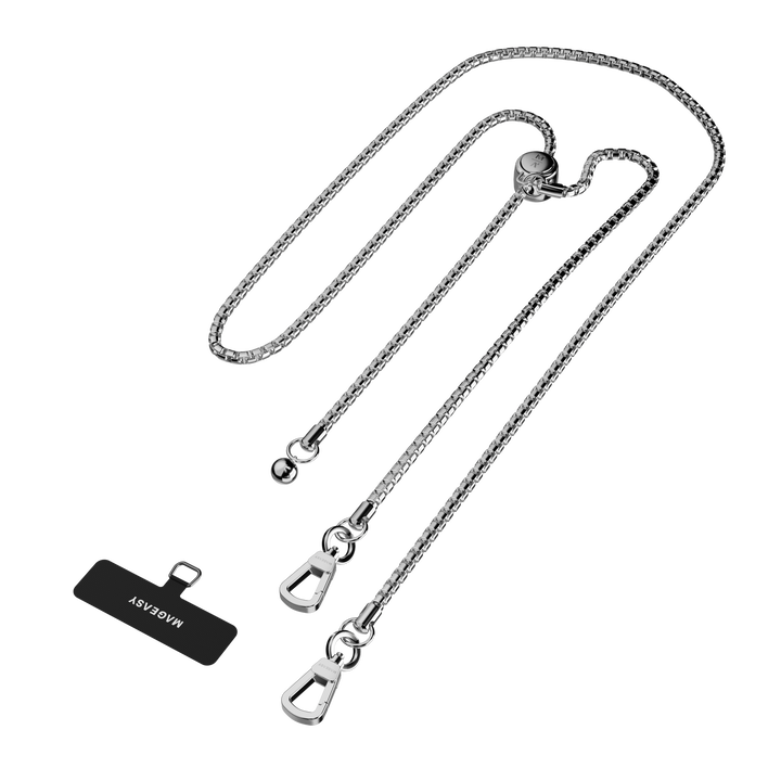 Metal Chain Strap + Strap Card | Phone Lanyard