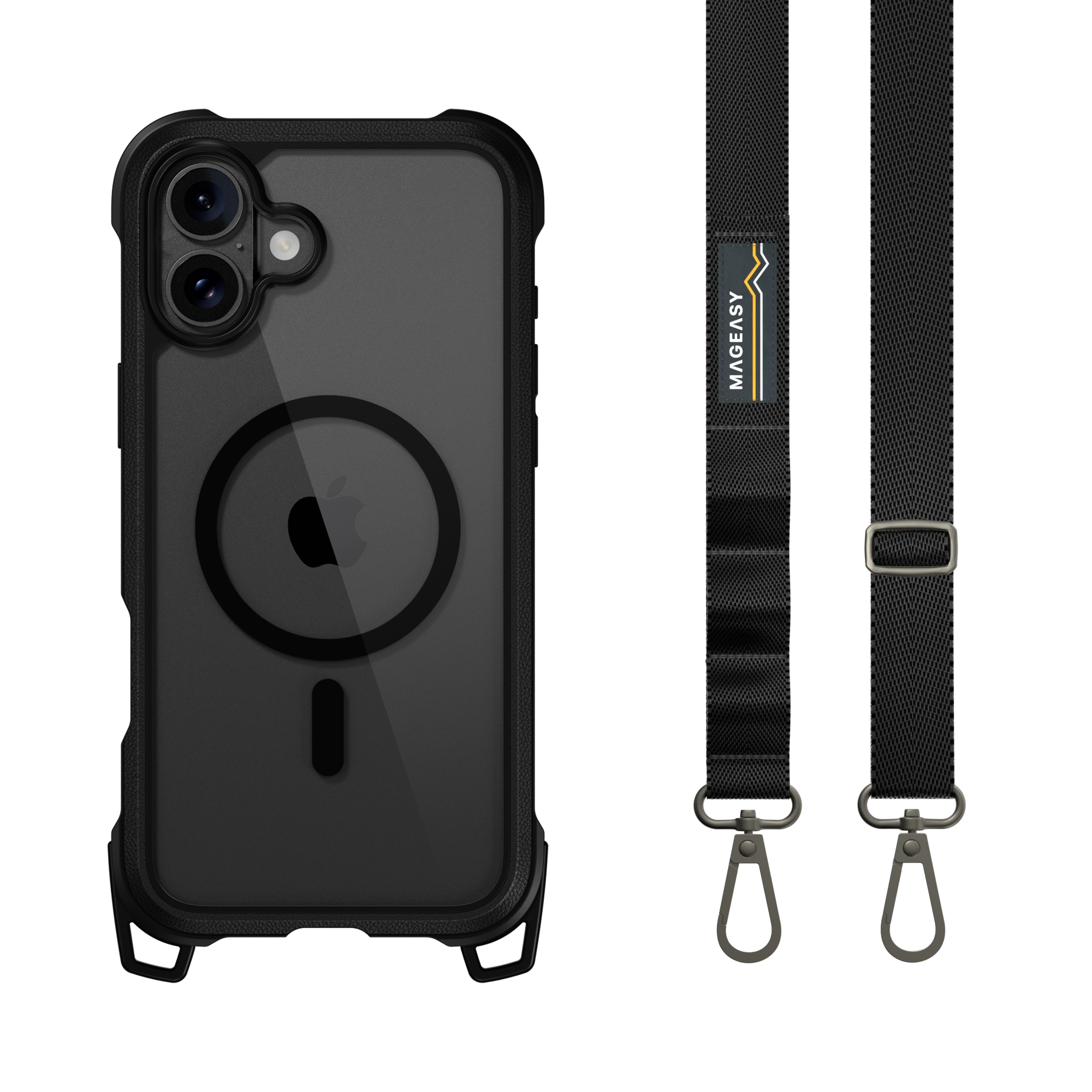 Odyssey M + Strap Rugged Utility Protective iPhone 16 Case with Odyssey M + Strap Rugged Utility Protective iPhone 16 Case with