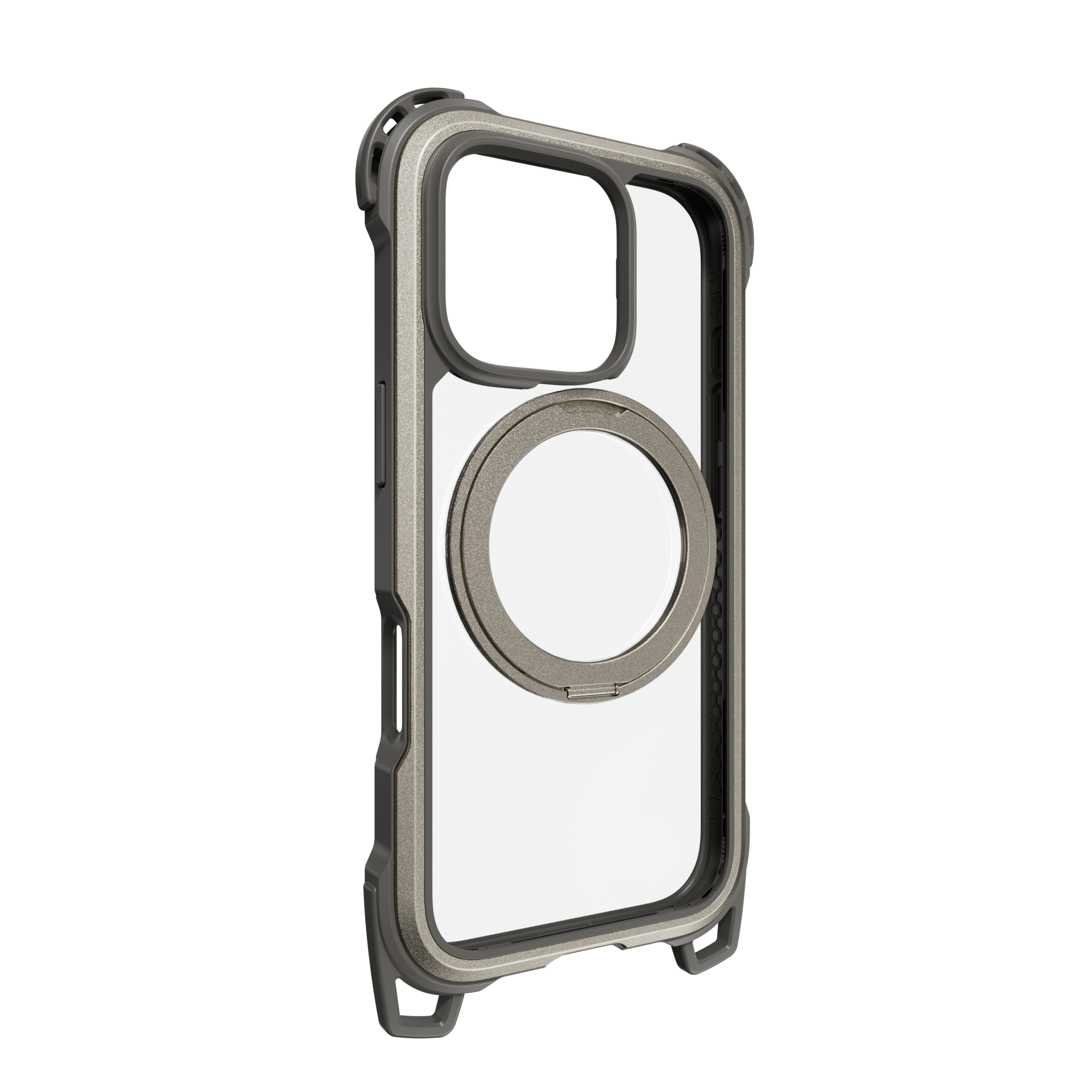 Odyssey Ultra M With Strap ブラック Odyssey Ultra M + Strap Rugged Utility Protective iPhone 15 Pro