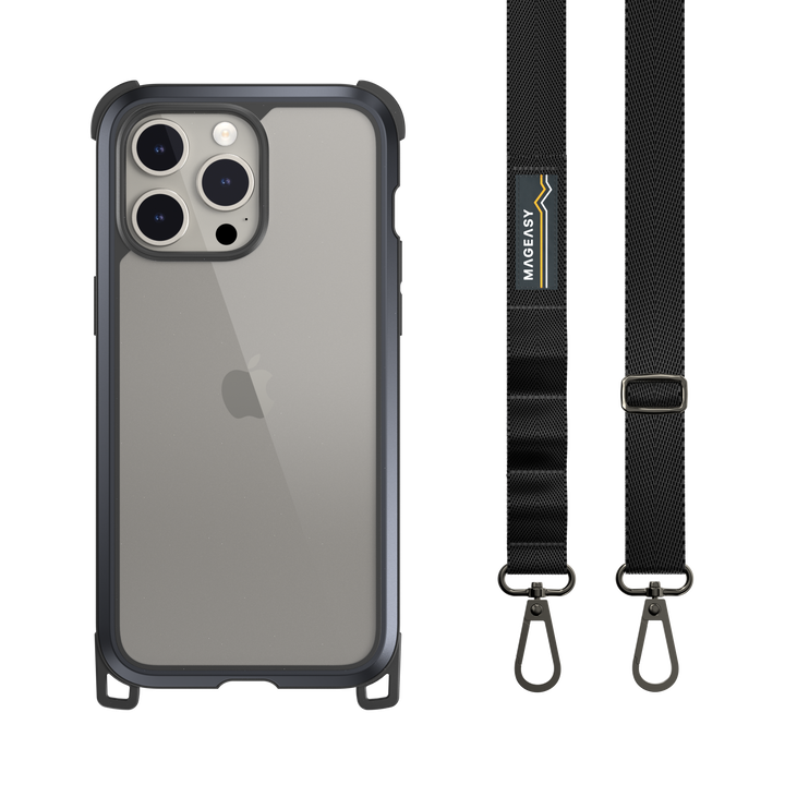 ODYSSEY + STRAP Rugged Utility Protective iPhone 15 Case with Lanyard