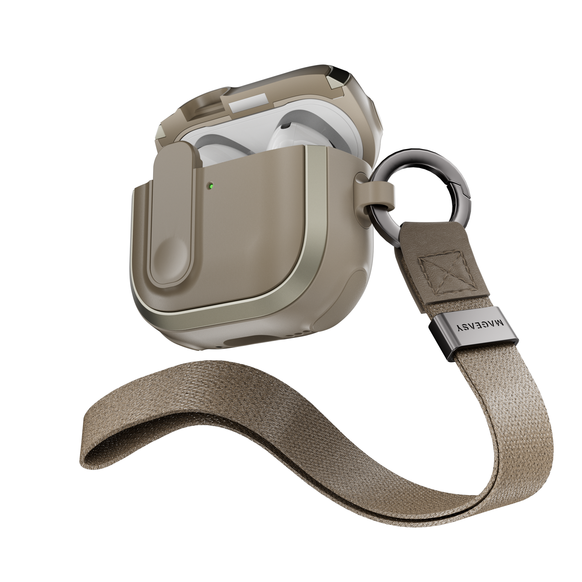 Odyssey with Wrist Strap Magnetic Closure AirPods Protective Case Odyssey with Wrist Strap Magnetic Closure AirPods Protective Case