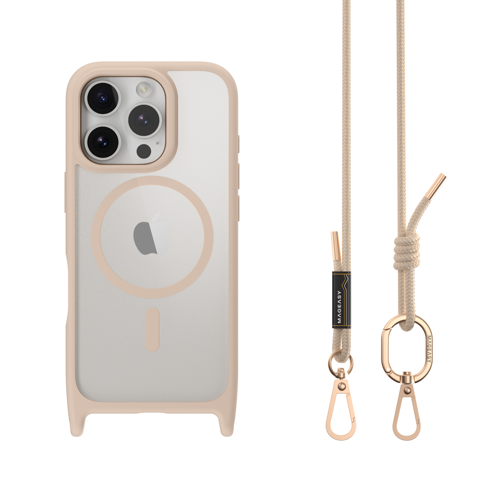 Roam M + Strap Shockproof Protective Case with Lanyard for iPhone
