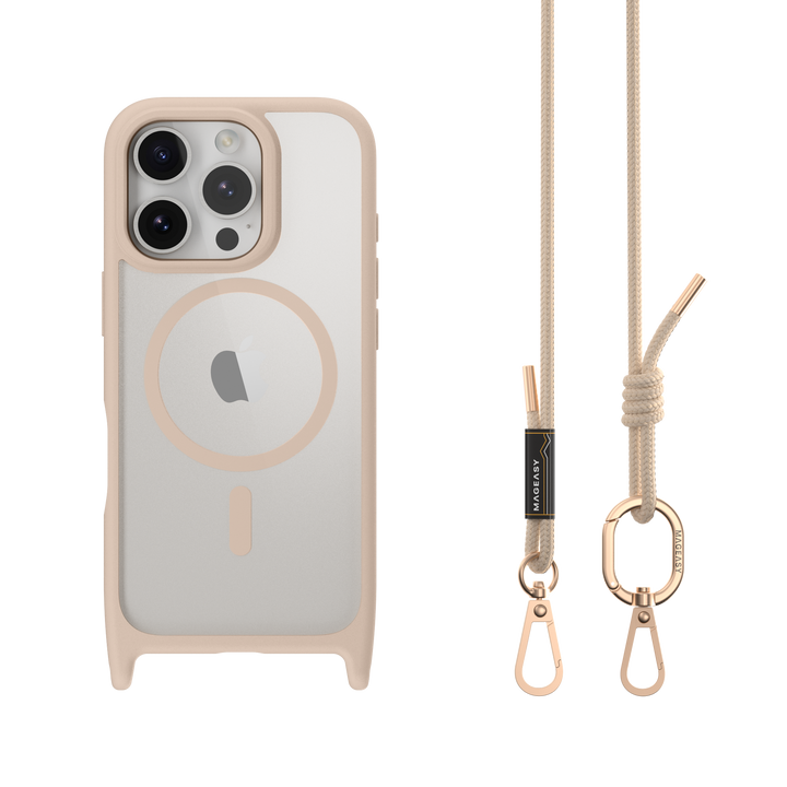 Roam M + Strap Shockproof Protective Case with Lanyard for iPhone 16 Series