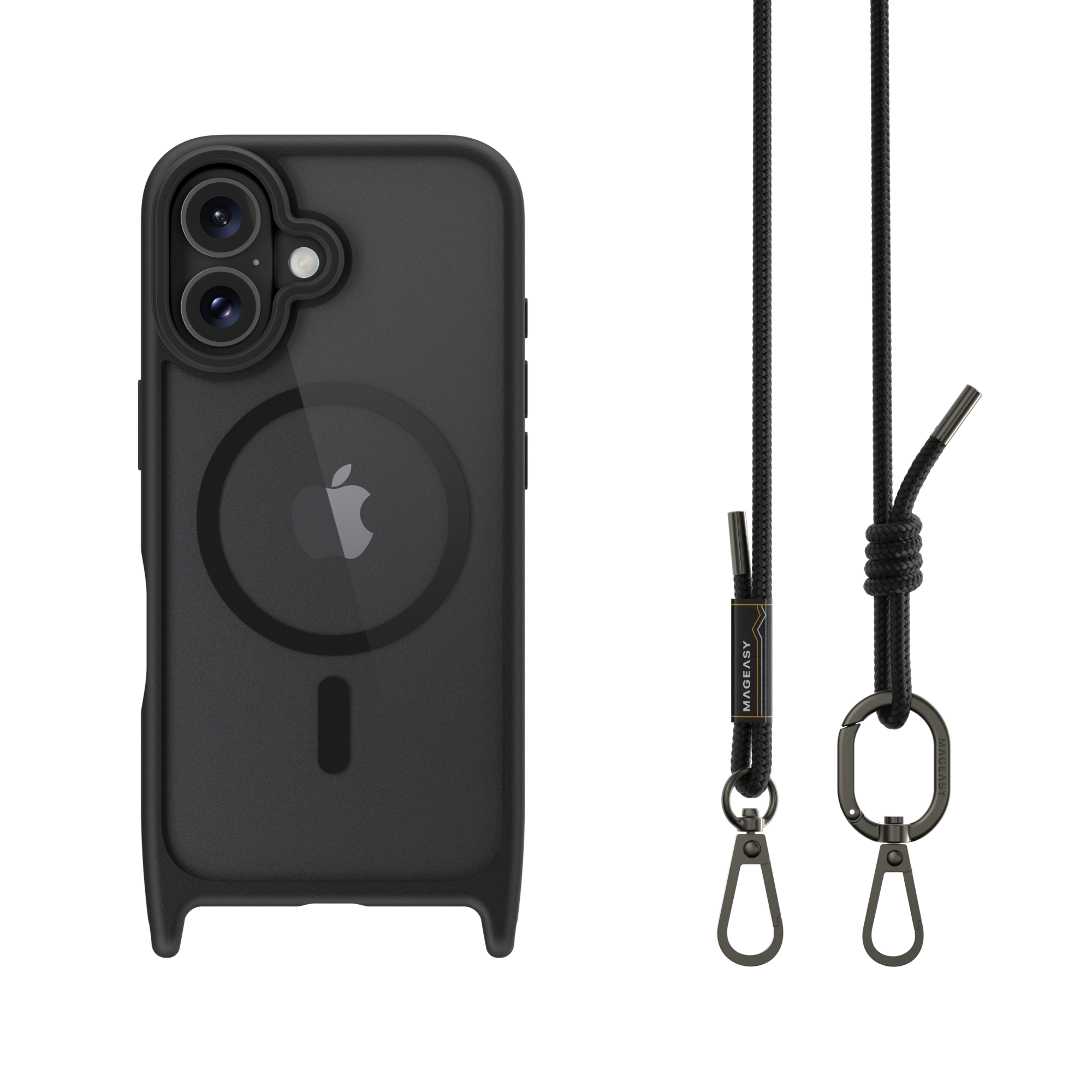 Roam M + Strap Shockproof Protective Case with Lanyard for iPhone