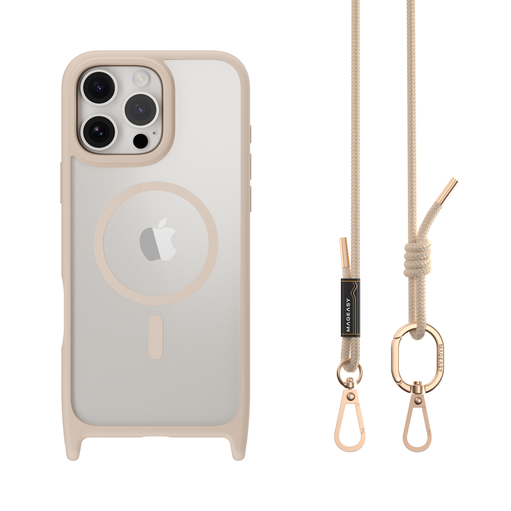 Roam M + Strap Shockproof Protective Case with Lanyard for iPhone
