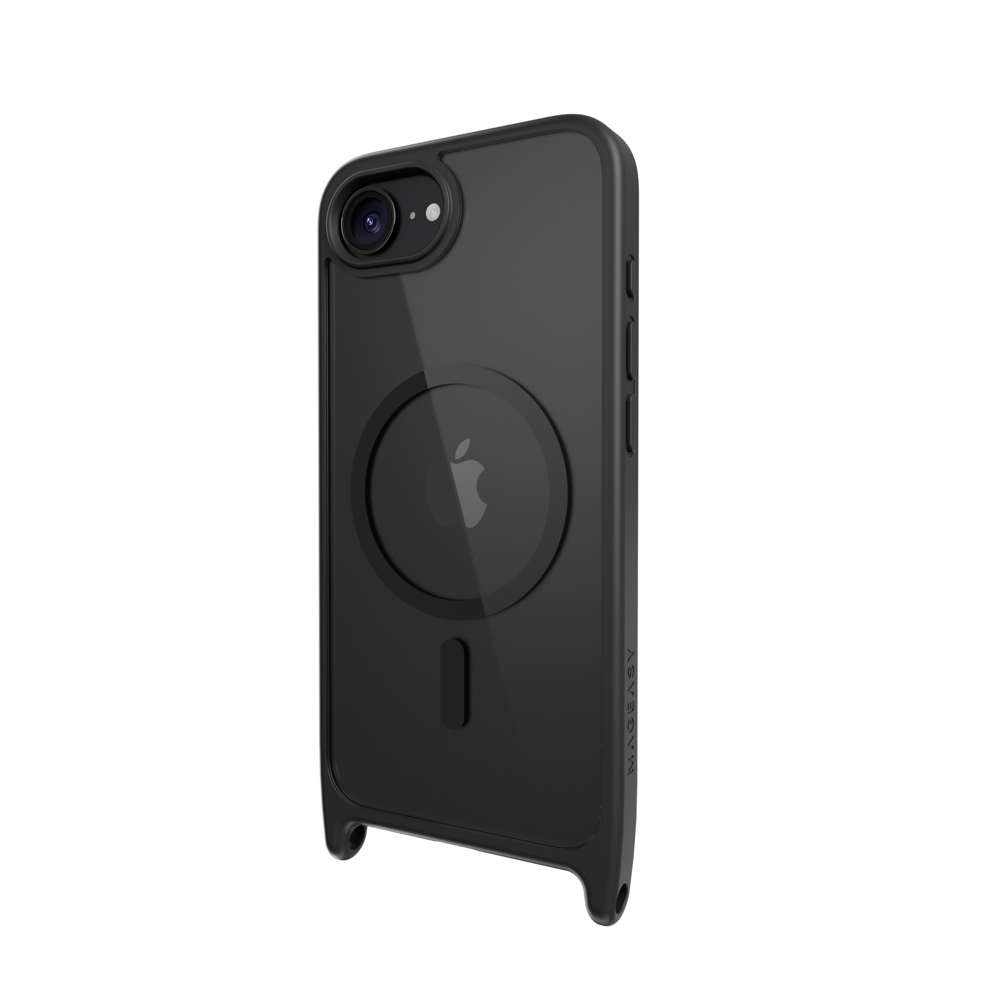 iPhoneアクセサリー iPhone17e256G Black Roam M + Strap Shockproof Protective Case iPhone 17e/16e with