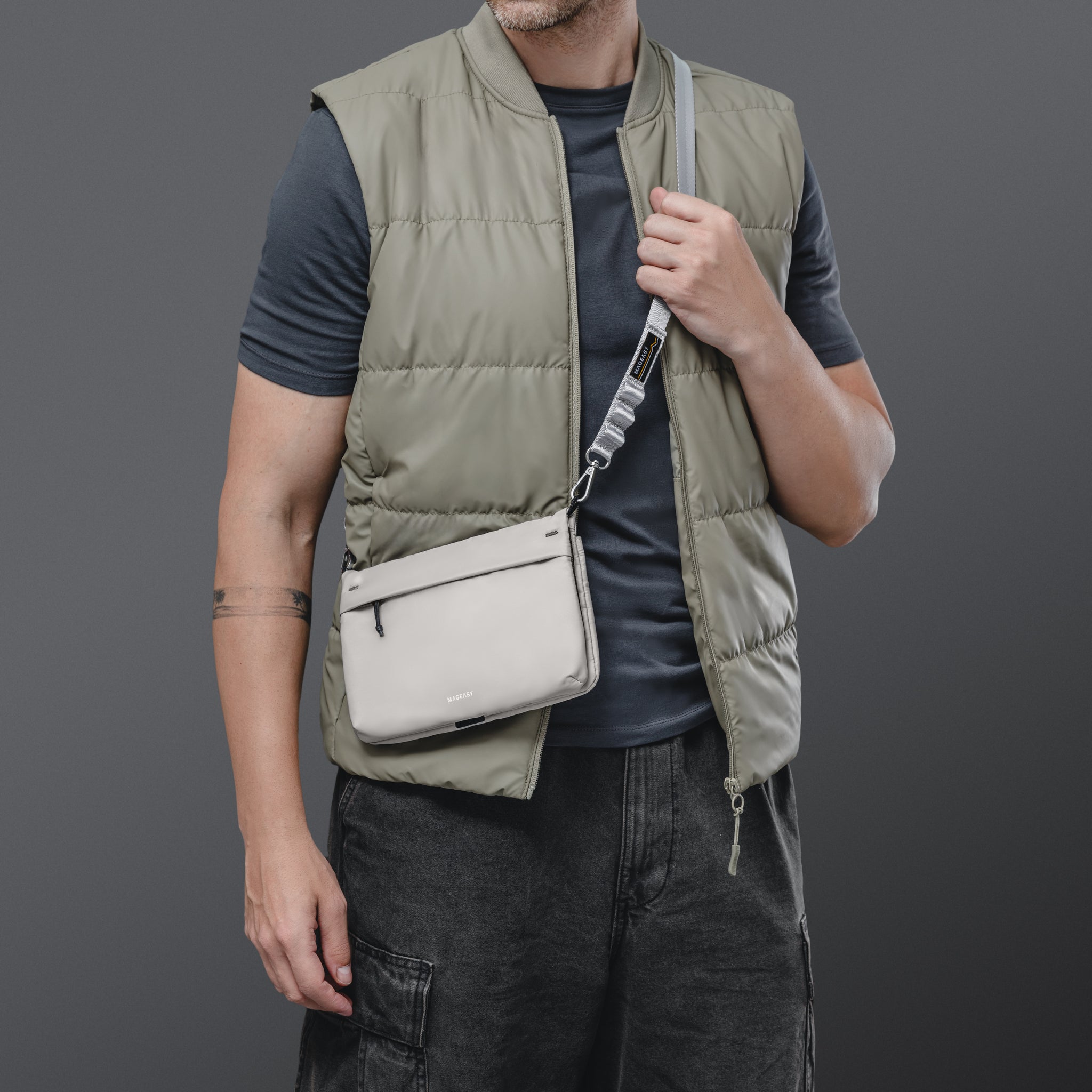 2L Sacoche Utility Crossbody Bag + Strap Phone Lanyard 20mm – MAGEASY