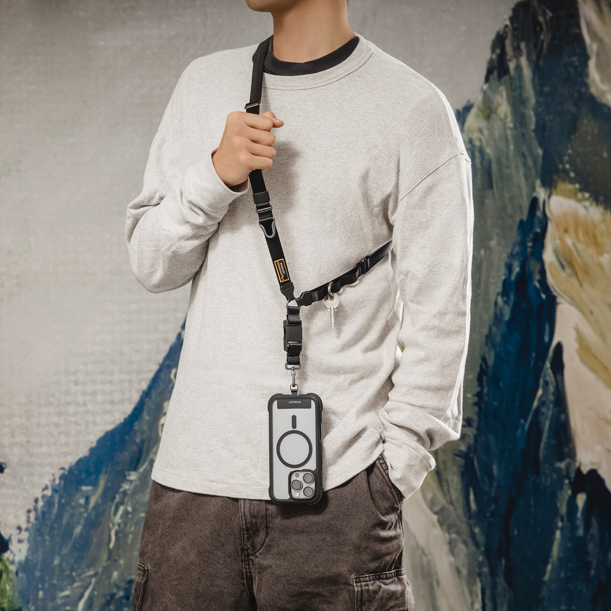 20mm Mono Utility Strap + Strap Card | Phone Lanyard – MAGEASY